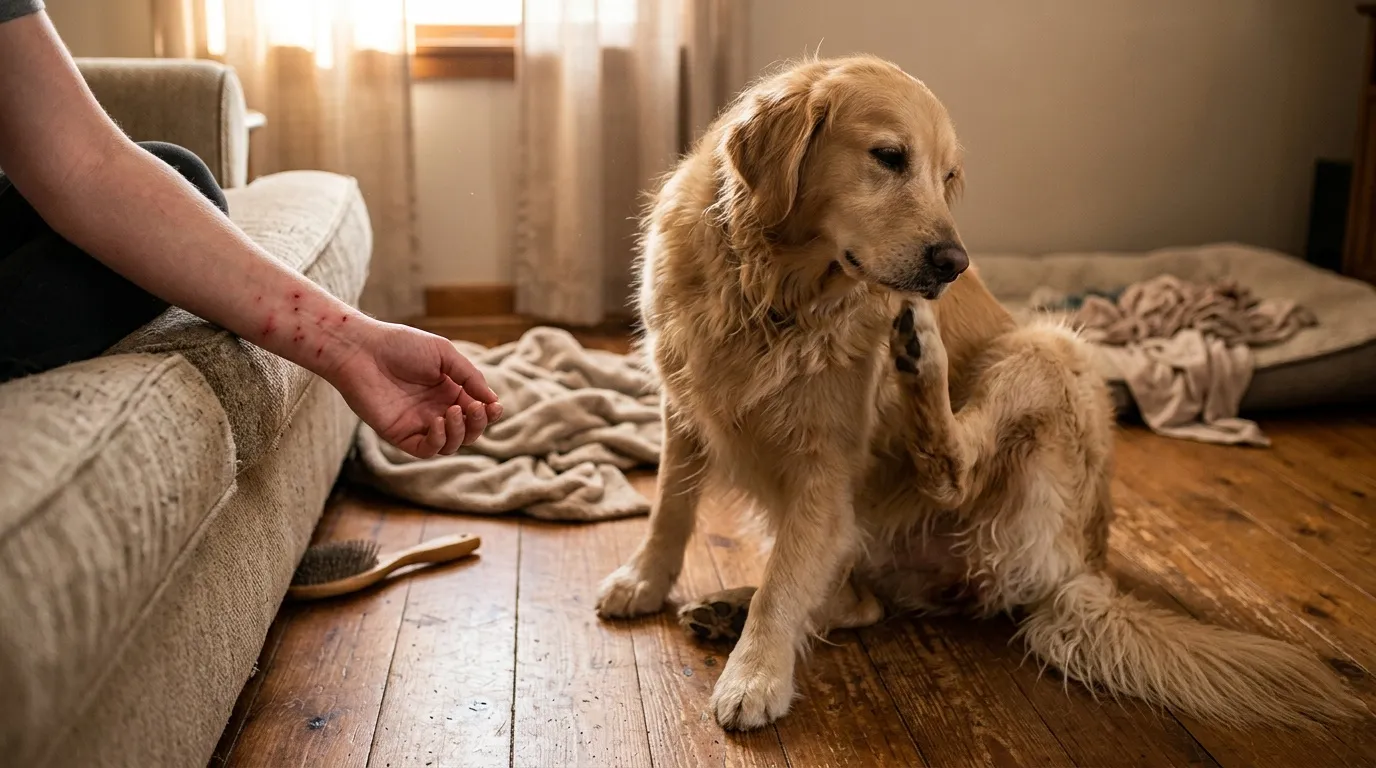 Puces animales : risques et traitements chez l'homme